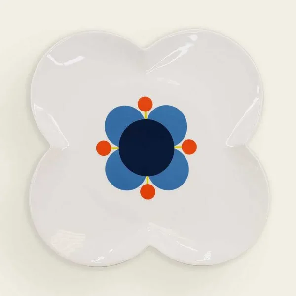 Orla Kiely Gifts Under £100-Flower Shaped Platter