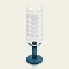 Orla Kiely Glassware-Formal Champagne Glass Set Of 4