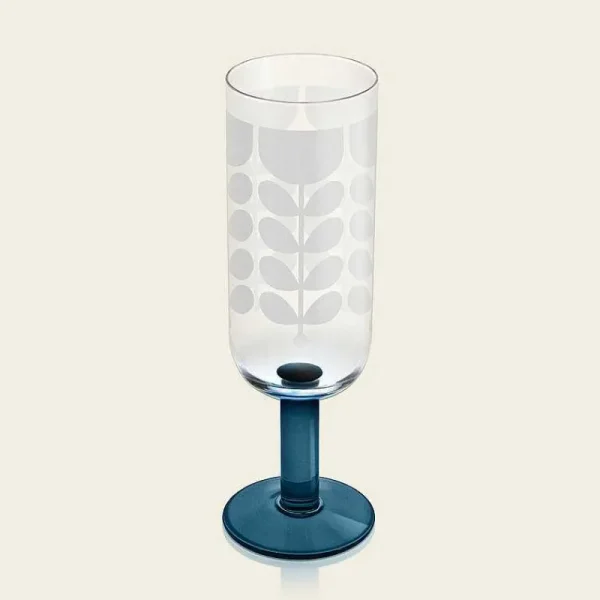 Orla Kiely Glassware-Formal Champagne Glass Set Of 4