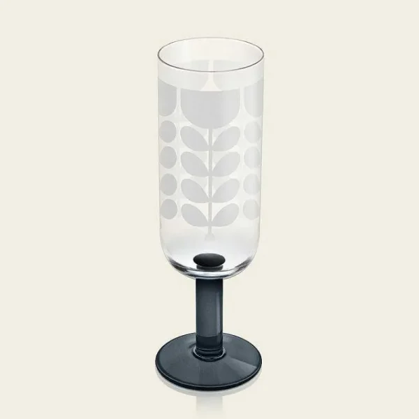 Orla Kiely Glassware-Formal Champagne Glass Set Of 4