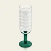 Orla Kiely Glassware-Formal Champagne Glass Set Of 4