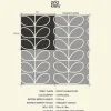 Orla Kiely Wallpaper-Giant Linear Stem Charcoal Wallpaper