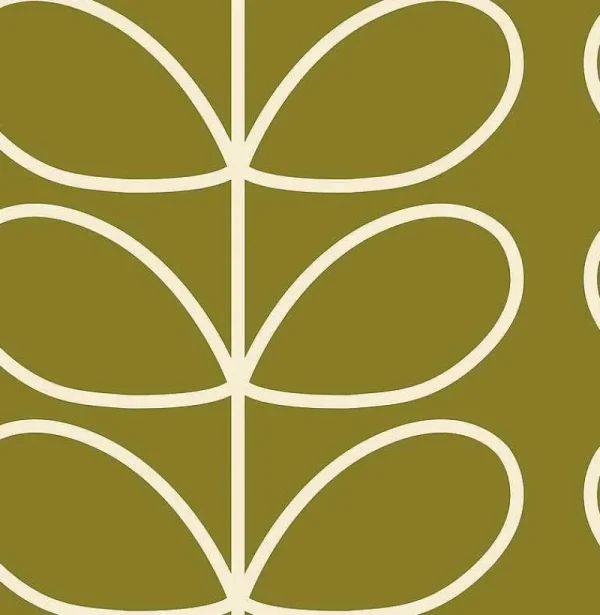 Orla Kiely Wallpaper-Giant Linear Stem Seagrass Wallpaper