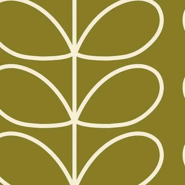 Orla Kiely Wallpaper-Giant Linear Stem Seagrass Wallpaper