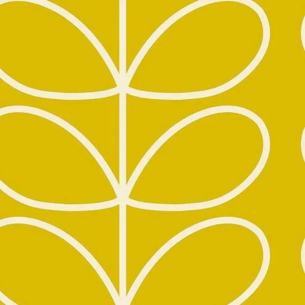 Orla Kiely Wallpaper-Giant Linear Stem Sunflower Wallpaper