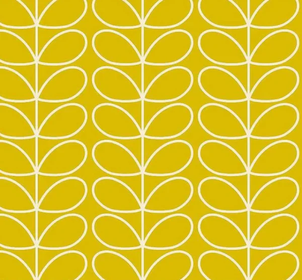 Orla Kiely Wallpaper-Linear Stem Sunflower Wallpaper