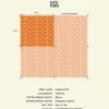 Orla Kiely Wallpaper-Linear Stem Tomato Wallpaper