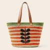 Orla Kiely Tote Bags-Monday Basket Bag