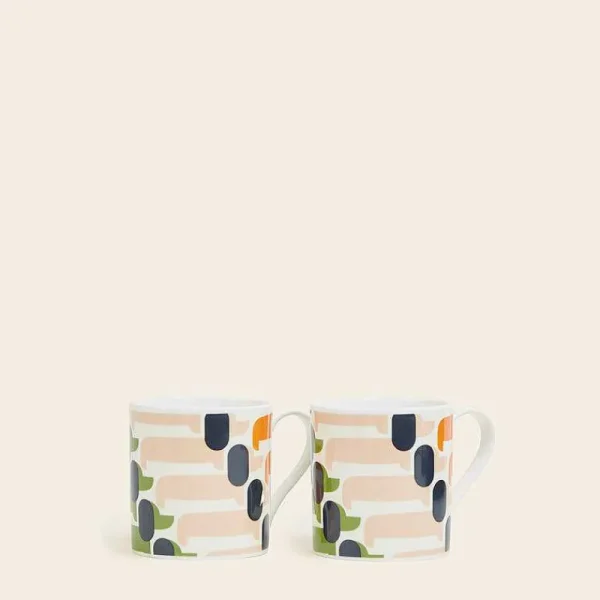 Orla Kiely Mugs & Teapots-Mug Set Of 2