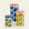 Orla Kiely Gifts Under £100-Nesting Canister Tins