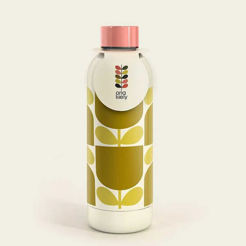 Orla Kiely Gifts Under £100-Stainless Steel Water Bottle