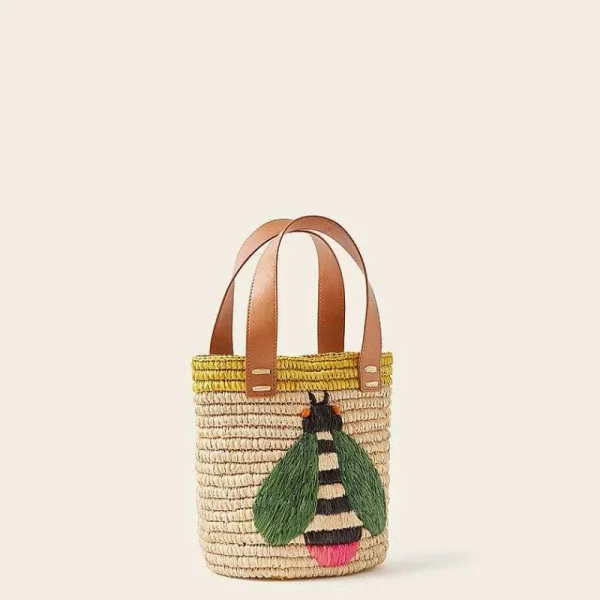 Orla Kiely Tote Bags-Sunday Mini Basket Bag
