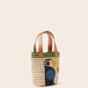 Orla Kiely Tote Bags-Sunday Mini Basket Bag