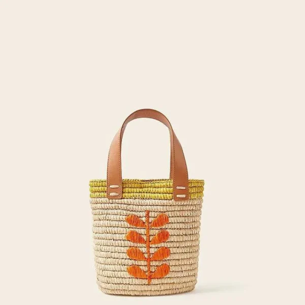 Orla Kiely Tote Bags-Sunday Mini Basket Bag
