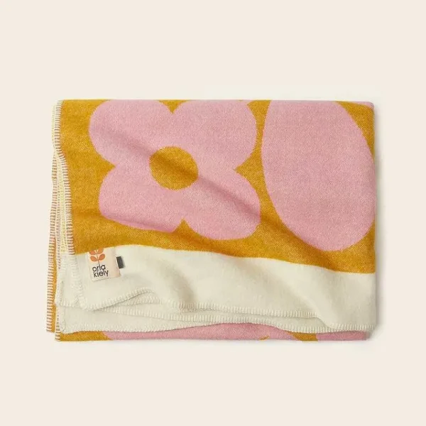 Orla Kiely Gifts Under £350-Wool Jacquard Blanket