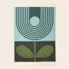 Orla Kiely Blankets-Wool Jacquard Blanket