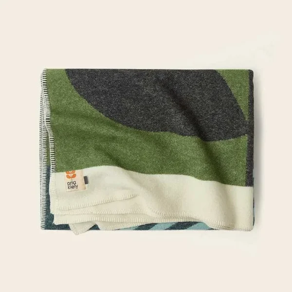 Orla Kiely Blankets-Wool Jacquard Blanket